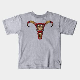 Awesome mandala skull Kids T-Shirt